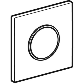 Przycisk HyTouch Sigma10, biały/pozłacany/biały