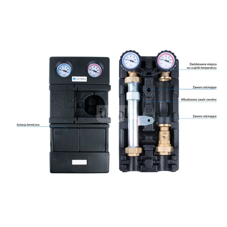 Grupa pompowa PrimoTherm K 180-1 DN32, bez mieszania, bez pompy