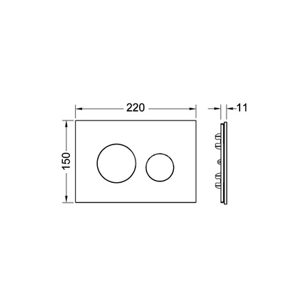 TECEloop - obudowa ze szkła - miętowa zieleń