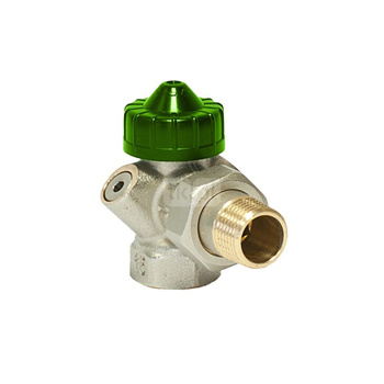 Kątowy termostatyczny regulacyjny zawór przygrzejnikowy VarioQ L DN15 Kvs 1 1