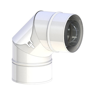 Kolano sztywne 87st. z rewizją z uszczelką