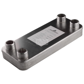 Wymiennik 15-płytowy lutowany 1" z izolacją