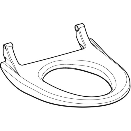 Deska sedesowa AqC4000, lakierowana, biały-alpin