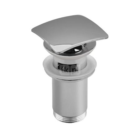 SPPMW00K Z-r spust.mos. G11/4 do umywalki z przelew.wysoki przycisk kwadratowy wypukły chromowany