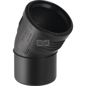 Kolano  30' GEBERIT Silent-PP Polipropylen x Polipropylen 32mm  x 32mm  (Końcówka wciskowa x Mufa wciskowa)