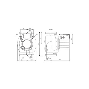 Pompa obiegowa WILO TOP-Z 80/10 DM PN10 RG wbudowana , 2900 obr/min3x400V 50 Hz