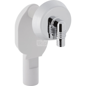 Zestaw odpływowy ścienny do pralek lub zmywarek, chrom błyszczący