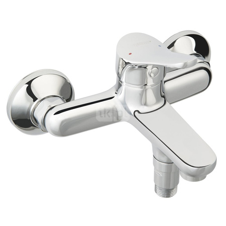 STILLO bateria wannowa ścienna, chrom