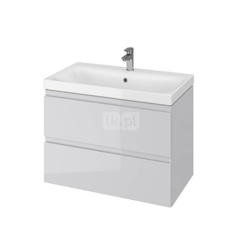 SET 974 MODUO 80 SZARY DSM (SZAFKA + UMYWALKA)