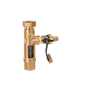 Zawór z przepływomierzem 8-30L/MIN z zaworem spustowym, 3/4"