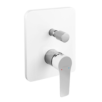 ADORE bateria podtynkowa, 2-funkcyjna, chrom/biały