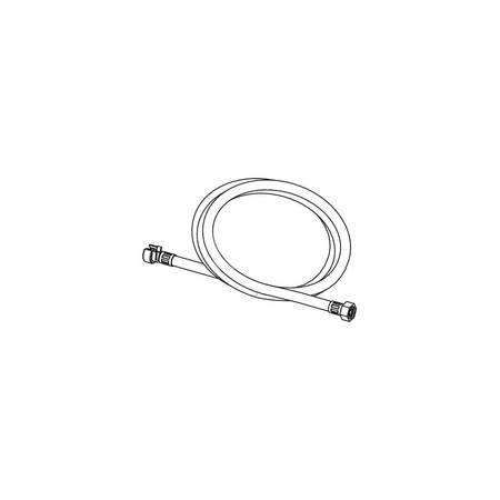 TECEbase - Wąż przyłączeniowy w oplocie 3/8", długość 1450 mm, do zasilania wodą toalet myjących