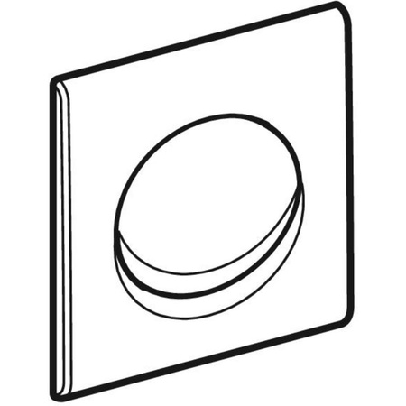 Przycisk HyTouch Samba, biały-alpin