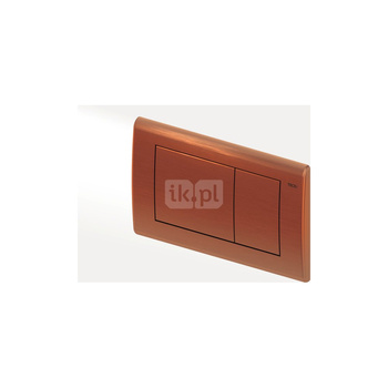 TECEplanus - przycisk spłukujący do WC z metalu, "antyczna miedź"