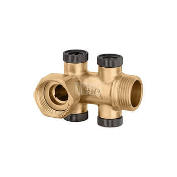 Zawór zwrotny. Typu EA. Z możliwością nadzoru. Wykonany z mosiądzu 3/4" GW x 3/4" GZ