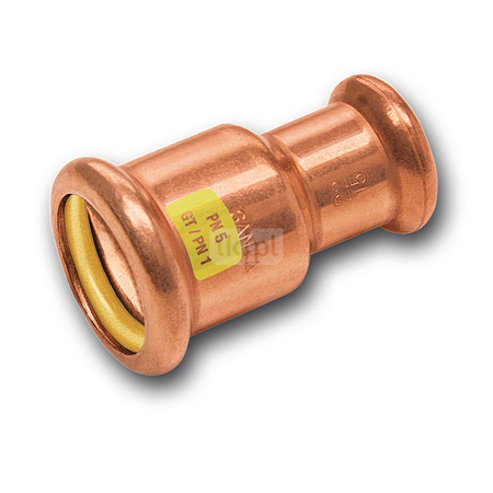 Mufa redukcja SANHA Press Gas Miedź 18 mm x 15 mm (ZW x ZW)