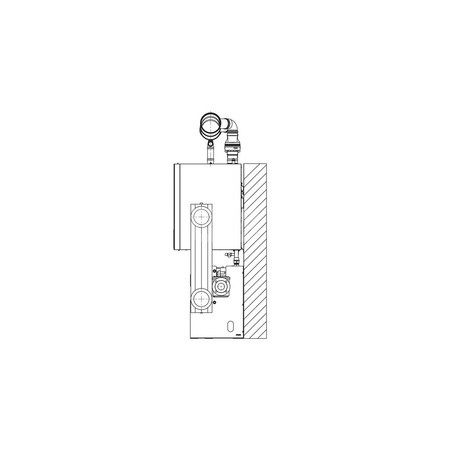Zestaw kaskadowy 4x45-65 KW montaż na ścianie