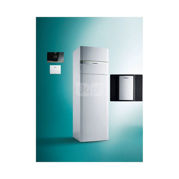 Pakiet systemowy OZE - Pompa ciepła gruntowa solanka-woda VAILLANT VWF 88/4 flexoCOMPACT 5.3kW 400V + Regulator sensoCOMFORT VRC 720 + Moduł chłodzenia pasywnego VWZ NC 11/4