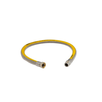 PHA-251/2 DN12 Typ1 WZ L-750 Bezpieczny metalowy przewód przyłączeniowy faliście giętki EN14800