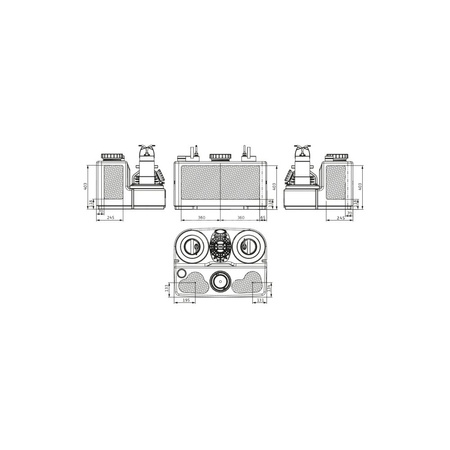 Pompa do ścieków WILO DrainLift SANI-L50 Hz / 2.9m³/h / 1.53W