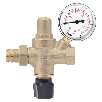 Automatyczny zawór napełniania 1/2" z manometrem