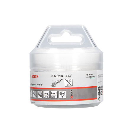 Diamentowa koronka Best for Ceramic Dry Speed 65x35 z systemem X-LOCK 65 x 35 mm