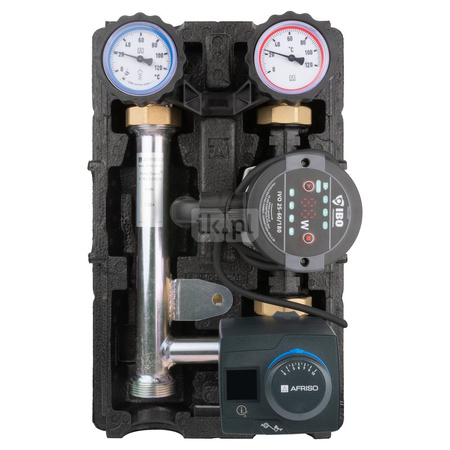 Grupa pompowa PrimoTherm K 180-2 DN25 IP 3-WM-R, pompa IBO IVO, zawór mieszający ARV Kvs12, regulator ACT 343 ProClick