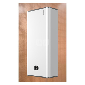 Elektryczny ogrzewacz wody VERTIGO-2 Wi-Fi (kolor BIAŁY) model płaski, średnia pojemność, wiszący pionowo lub poziomo, pojemność 100 l