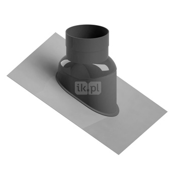 Przejście przez dach uniwersalne z kołnierzem ołowianym do montażu z TWIN36B