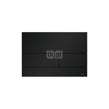 TECEsqaure II - przycisk spłukujący z metalu do WC, czarny matowy