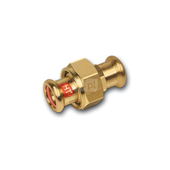 Śrubunek SANHA Press Solar Miedź 15 mm x 15 mm (ZW x ZW)