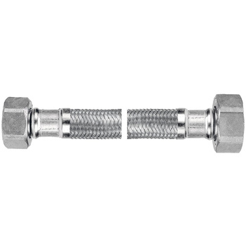 Wąż w oplocie stalowym L-30 cm 3/8" x 3/8" n-n