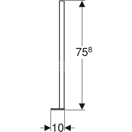 Zestaw powiększający powierzechnię nóg Geberit Duofix