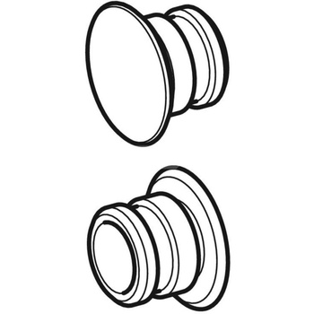 Bolce mocujące okładzin bocznych Monolith, czarny chrom