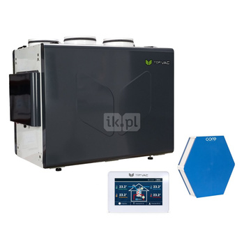 Rekuperator TOPVAC 450VCFENT 450m3/h (200Pa)