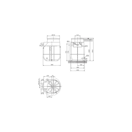 Pompa do ścieków WILO DrainLift WS50 Hz / 13.33m³/h / 0.93W