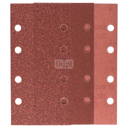 10-częściowy zestaw papierów ściernych do szlifierek oscylacyjnych K = 60, 120, 180