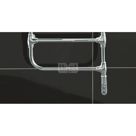 Grzejnik elektryczny ZEHNDER Nobis, 1104/500mm, kolor Chrom, moc 150W