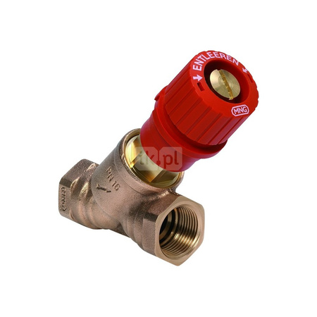 Kombi 3-Plus czerwony, zasilanie, 2", gw. wewn.