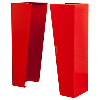 podstawa 700mm szerokość 400mm (33 B), ocynk fasada, RAL 3000