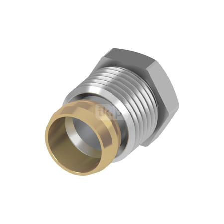 Śrubunek TECE TECEFLEX Mosiądz 15mm x 1/2'' (ZW x GZ)