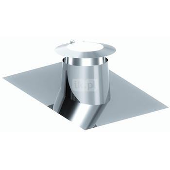 Przejście przez dach 5° - 15° z płaszczem ołowianym i kołnierzemØ130/180mm