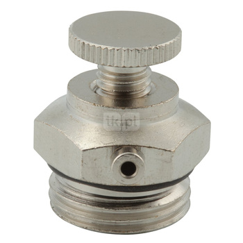 Odpowietrznik mechaniczny, pokrętło metal 3/8"