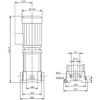 Wysokociśnieniowa pionowa pompa do wody Wilo-MVIL 503-16/E/1-230-50-2