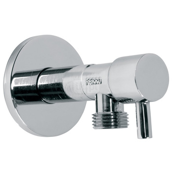 Zawór kątowy z głowicą ceramiczną 1/2" x 1/2", uchwyt metalowy