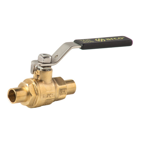 TAJO 2000 zawór kulowy do wlutowania, 22, uchwyt rączka inox