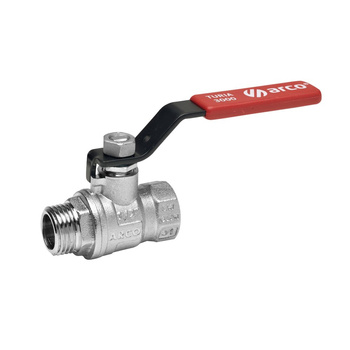 TURIA 3000 zawór kulowy, 1/4 GW x 1/4 GZ, uchwyt rączka