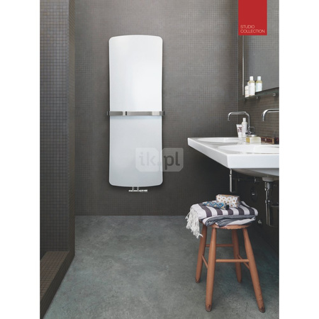 Grzejnik elektryczny ZEHNDER Folio Belt, 1476/435mm, kolor Biały, moc 500W