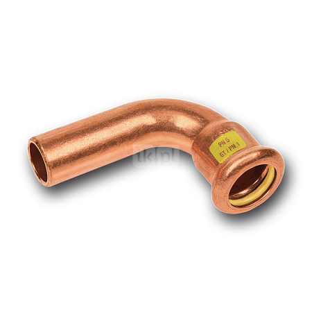 Łuk 90' SANHA Press Gas Miedź 54 mm x 54 mm (ZW x ZZ)