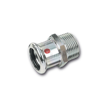 Nypel SANHA Therm Stal 42 mm x 1 1/4'' (ZW x GZ)